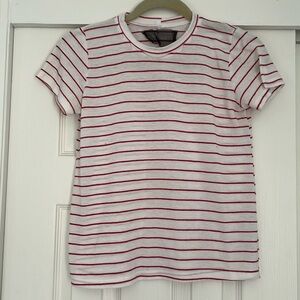 Reformation striped cotton tee